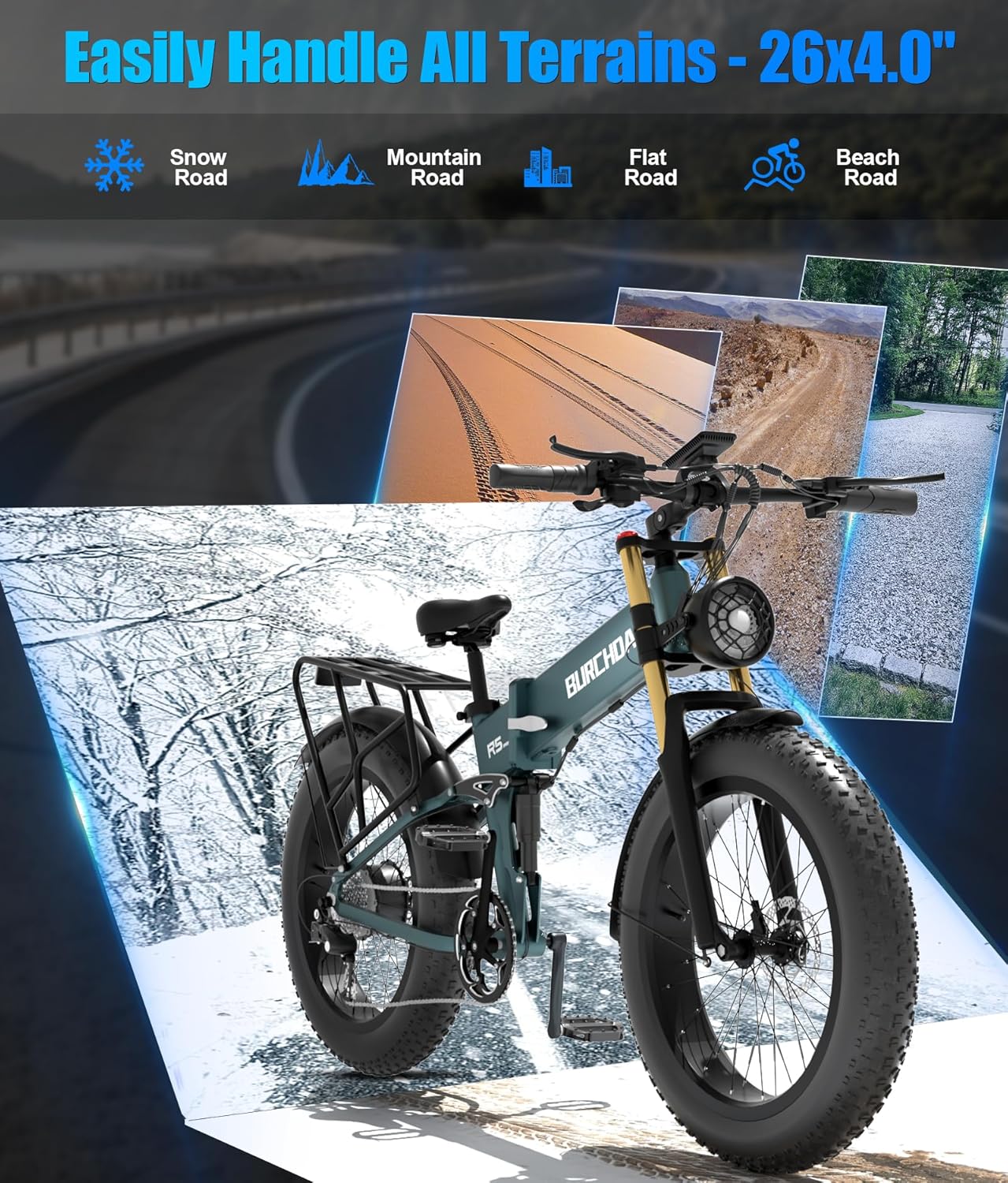 DAMSON Dual Motor 2000W Electric Bike for Adults view 2